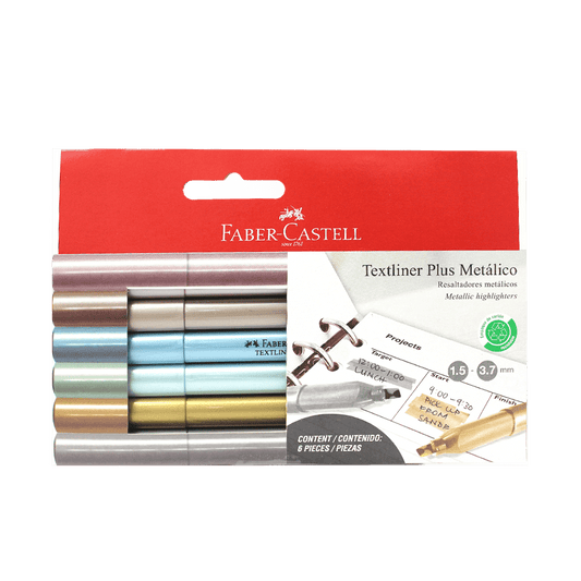Faber-Castell Resaltador Textliner Plus Metálico