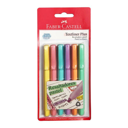 Faber-Castell Textliner Plus Resaltadores Pastel