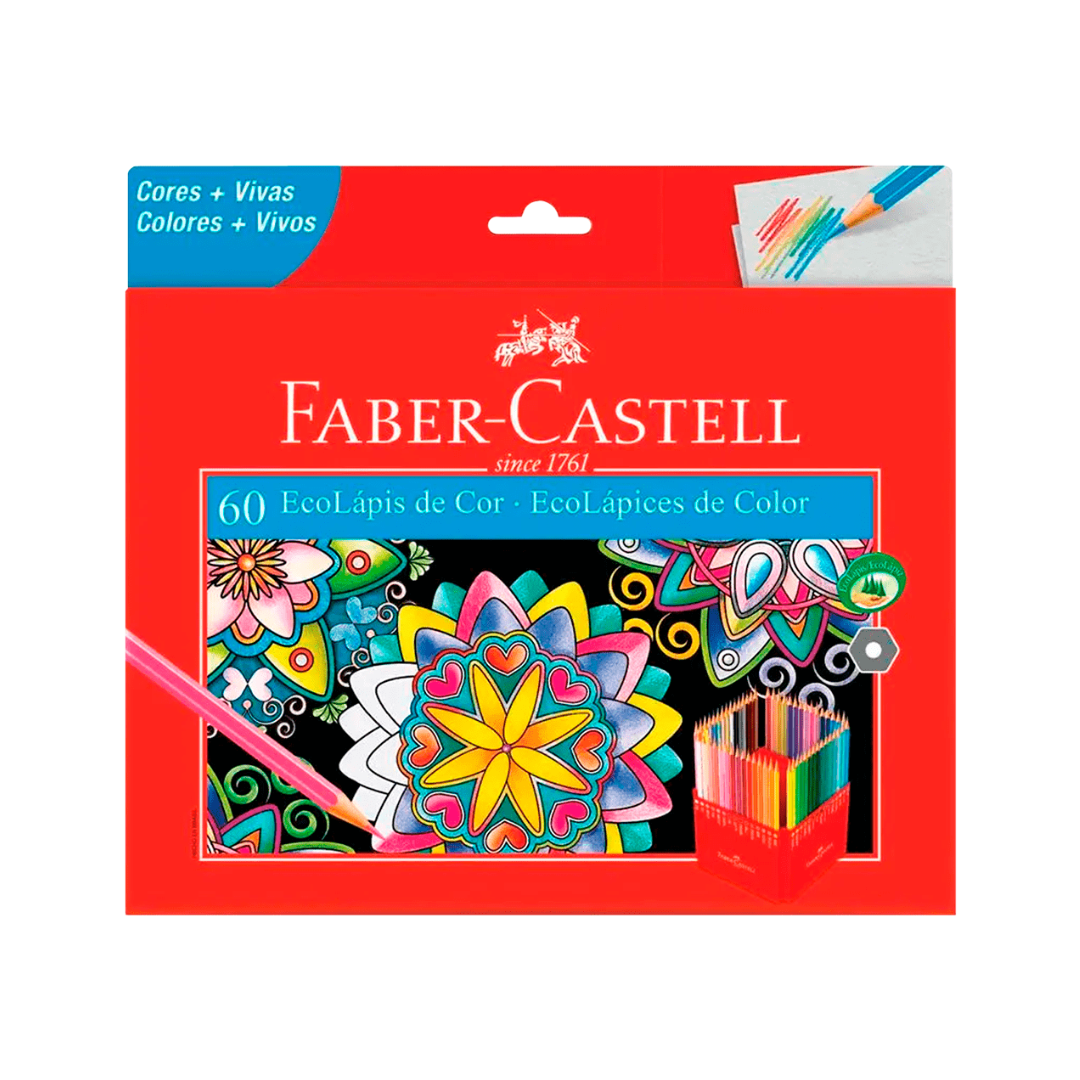 Faber Castell Caja EcoLápices de color 60 pcs