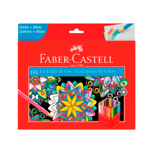 Faber Castell Caja EcoLápices de color 60 pcs