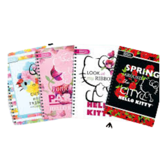 Estilo Cuaderno Universitario Pasta Dura Hello Kitty 100H - 1 Línea