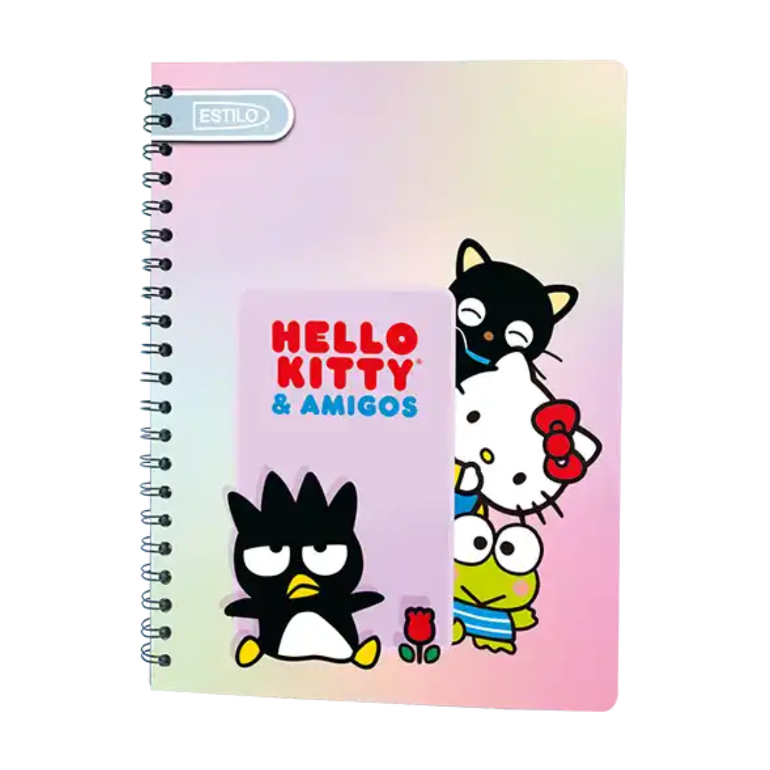 Estilo Cuaderno Universitario Hello Kitty 100H - Cuadros