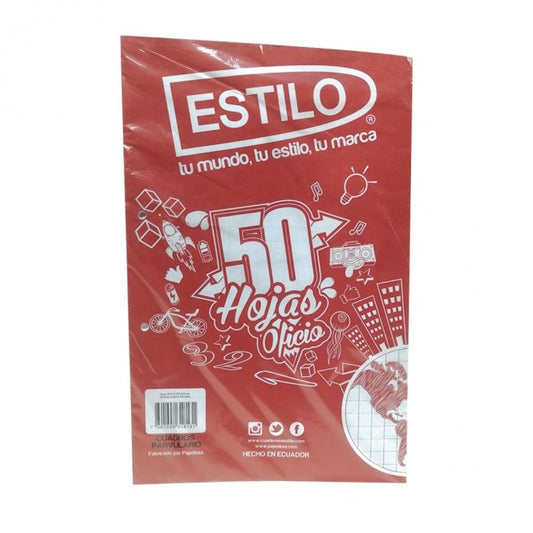 Estilo 50 Hojas Línea Parvulario A4