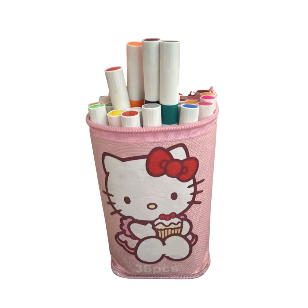 DP Marcadores con Estuche Hello Kitty