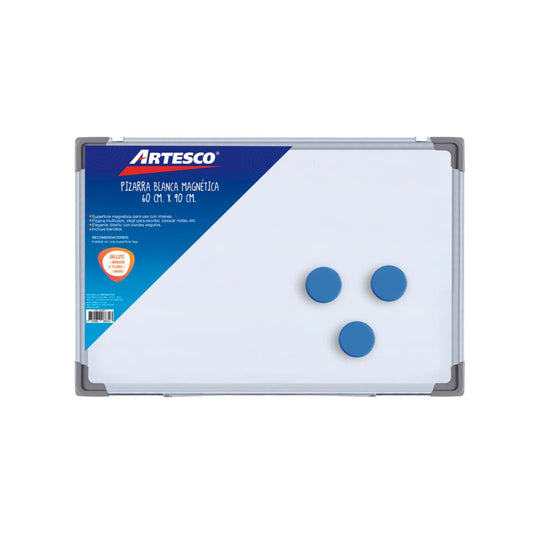 Artesco Pizarra con Borrador  45x60