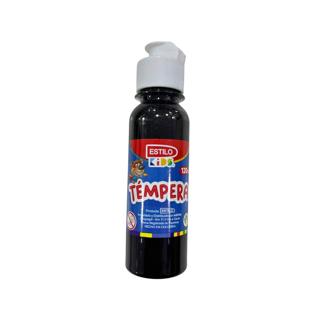 Estilo Témpera 120cc Negro