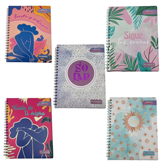 Primavera Cuaderno Universitario Pasta Dura 100H Cuadros