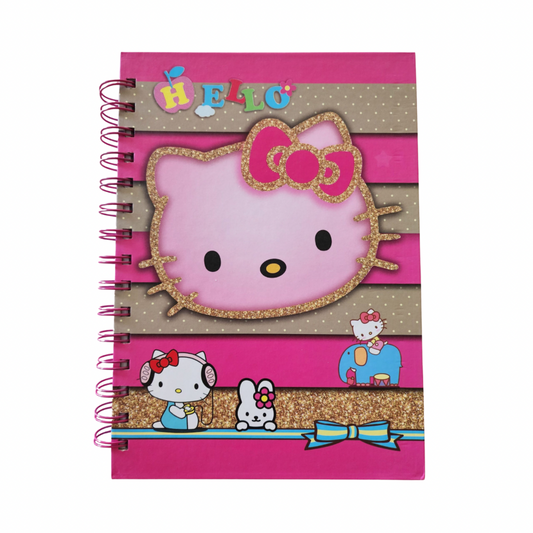 Libreta Hello Kitty Pasta Dura Hojas Rayadas