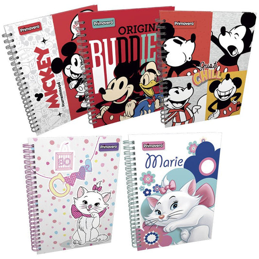 Primavera Cuaderno Universitario Pasta Dura 100H Cuadros