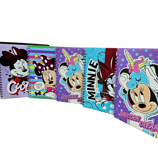 Primavera Cuaderno Universitario Pasta Dura 100H 1 Línea Minnie