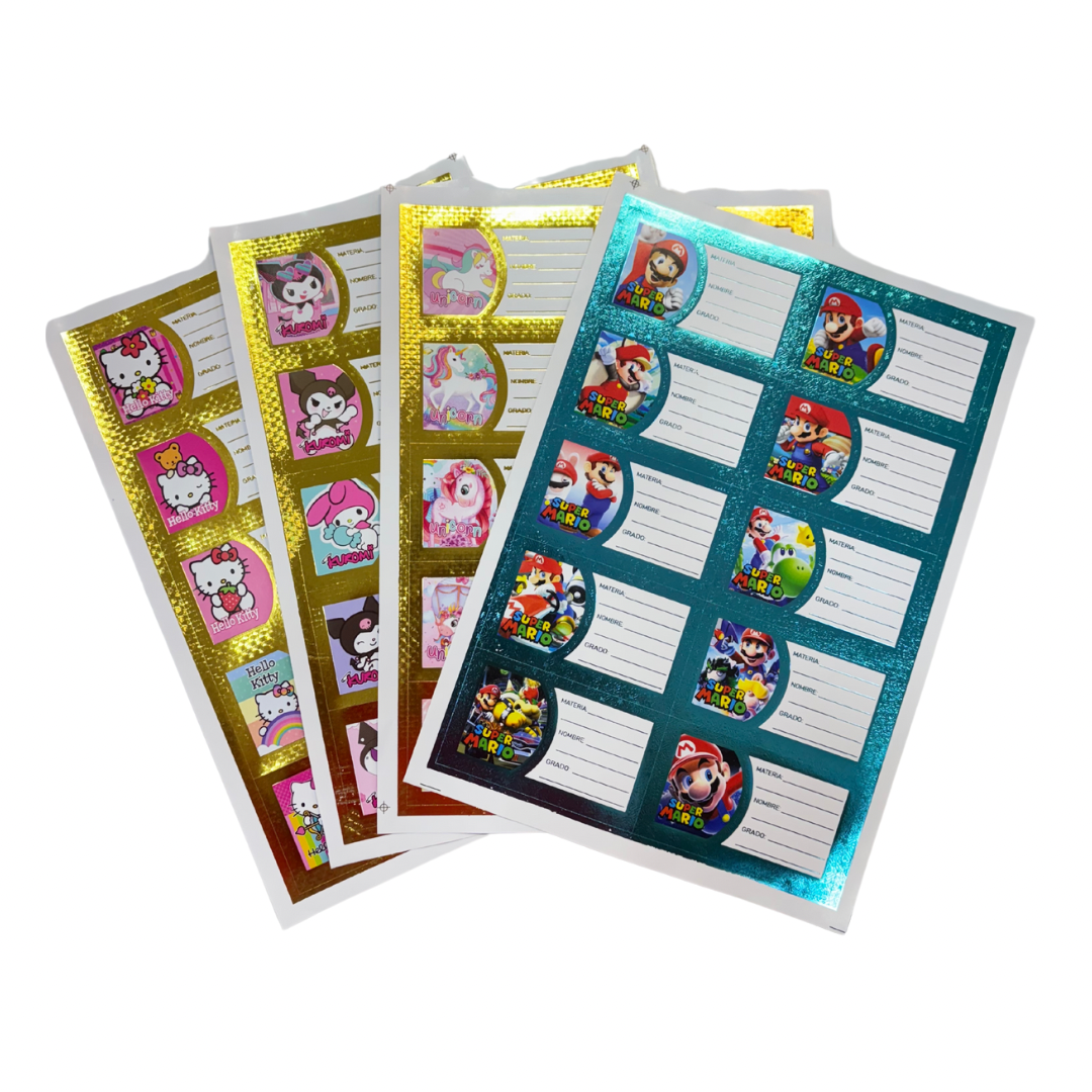 DP Membretes Metalizados con Diseños