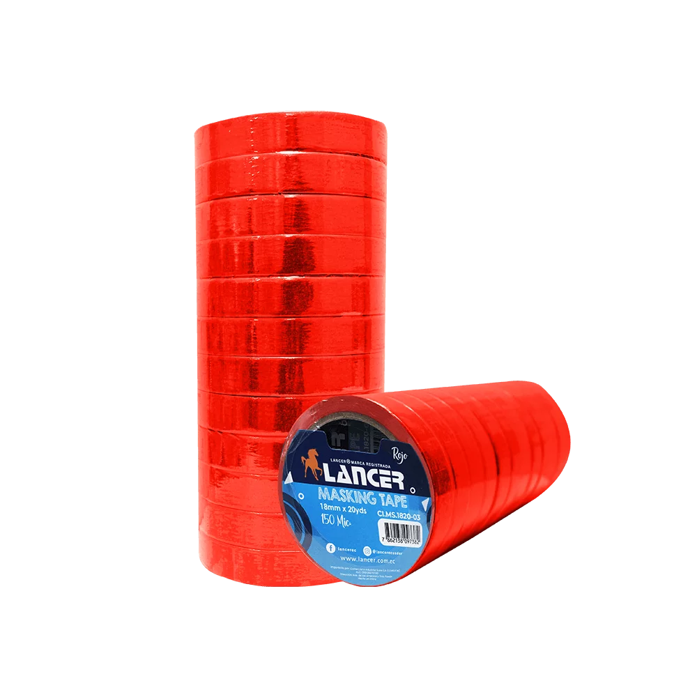 Lancer Cinta Masking - Rojo
