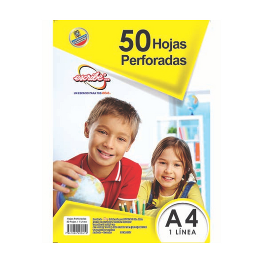 Escribe Paquete Hojas 1 Línea A4 50H