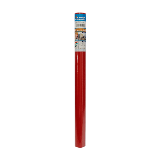 Lancer Rollo de Papel Contact Rojo 45cm X 3mts
