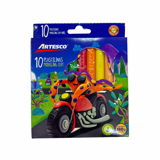 Artesco 10 Plastilinas 180gr