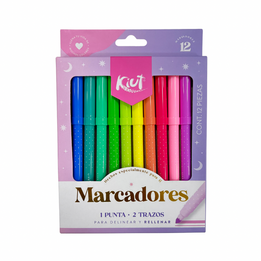 Kiut 12 Marcadores de Colores