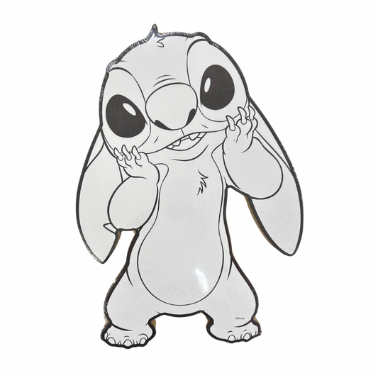 Lancer Lienzo MDF con Forma Stitch con Pinturas y Pincel