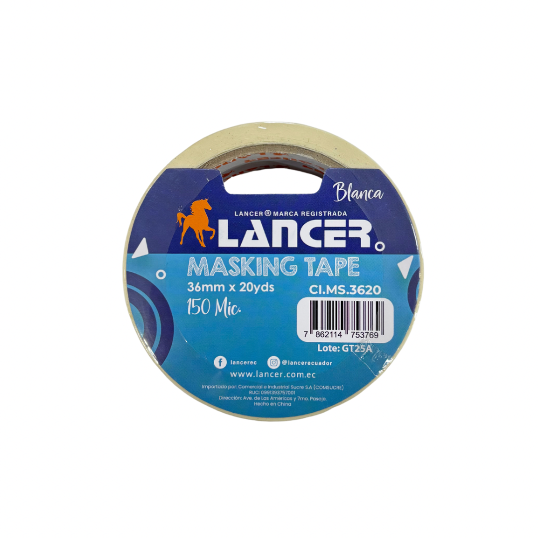 Lancer Cinta Masking 36MM x 20 YDS