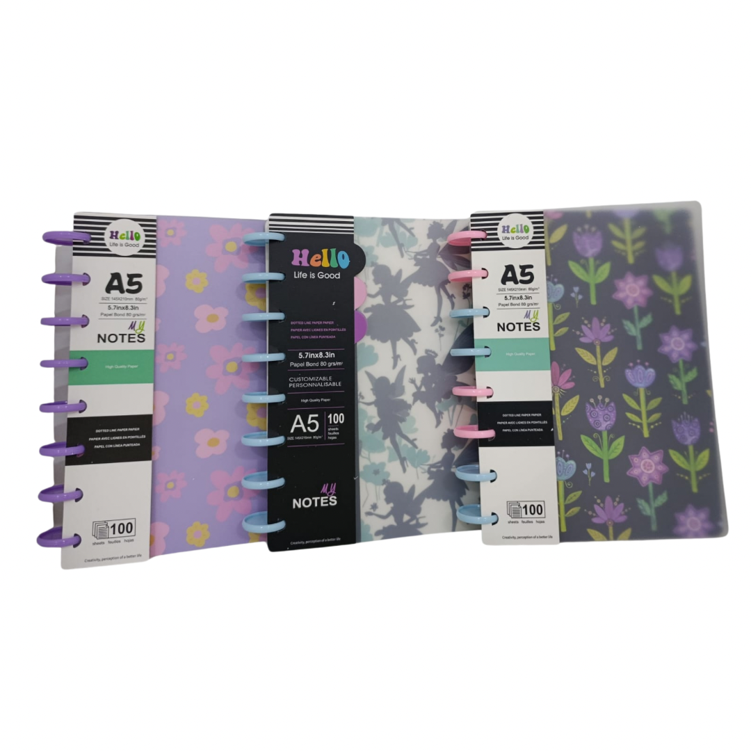 My Notes Libreta A5 Hojas Rayadas