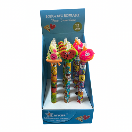 Lancer Bolígrafo Borrable Kawaii Tinta Azul