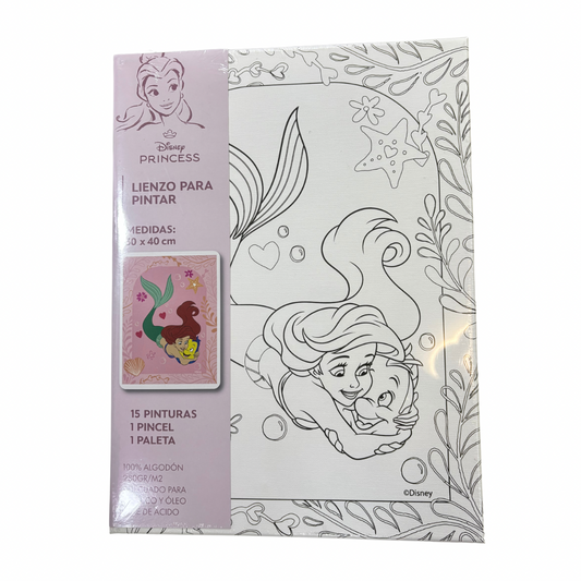 Lancer Lienzo para Pintar de Princesas