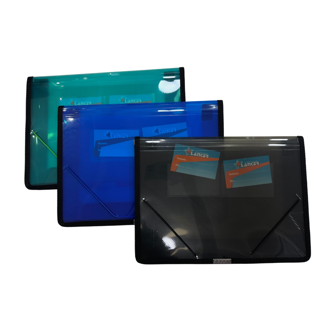 Lancer Carpeta Plástica con Liga A4