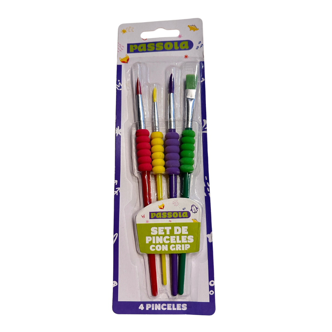 Passola Set de Pinceles con Grip