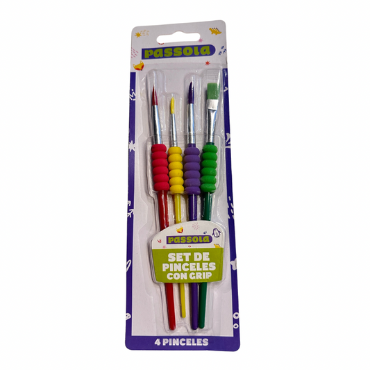 Passola Set de Pinceles con Grip