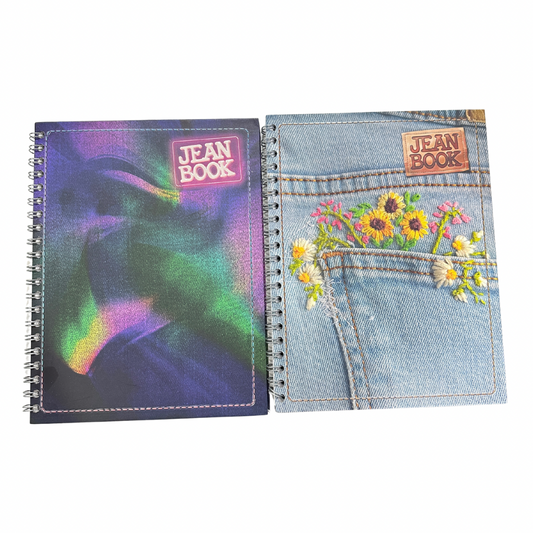 Jean Book Cuaderno Universitario Pasta Dura 100H Cuadros