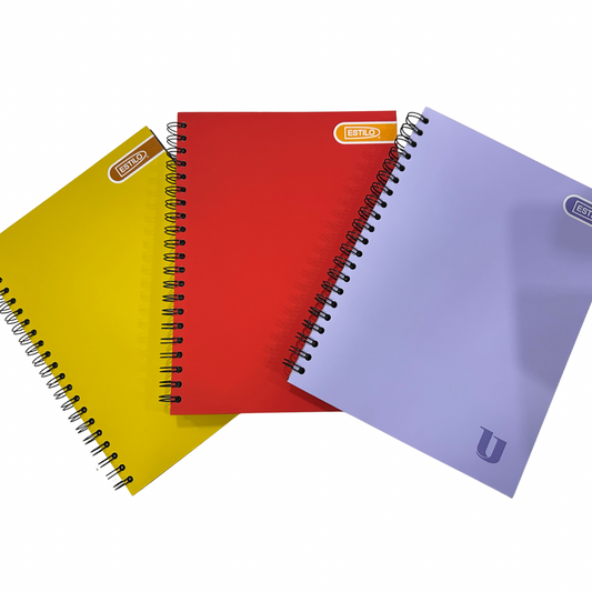 Estilo Cuaderno Universitario Pasta Dura 100 Hojas - Cuadros