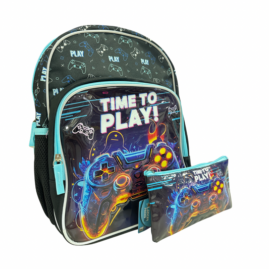 Lancer Mochila + Cartuchera Time To Play