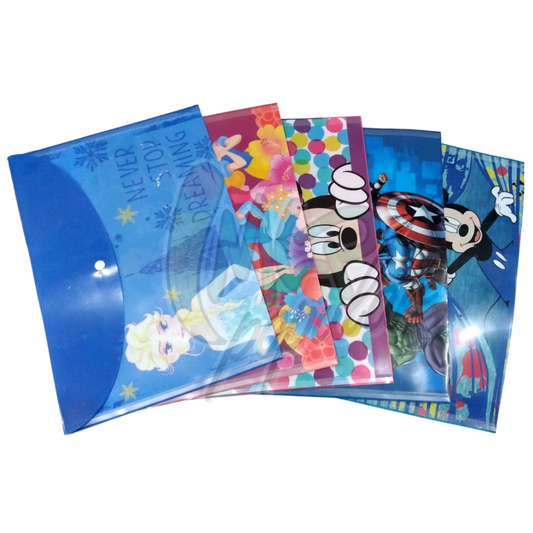 Disney Carpeta Sobre Con Broche Mickey Mouse