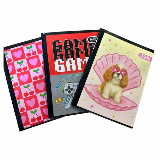 Estilo Cuaderno Cosido 100H - 4 Líneas