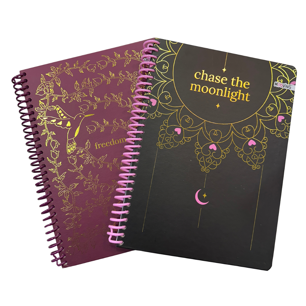 Mooving Cuaderno Pasta Dura Premium 100H - Cuadros