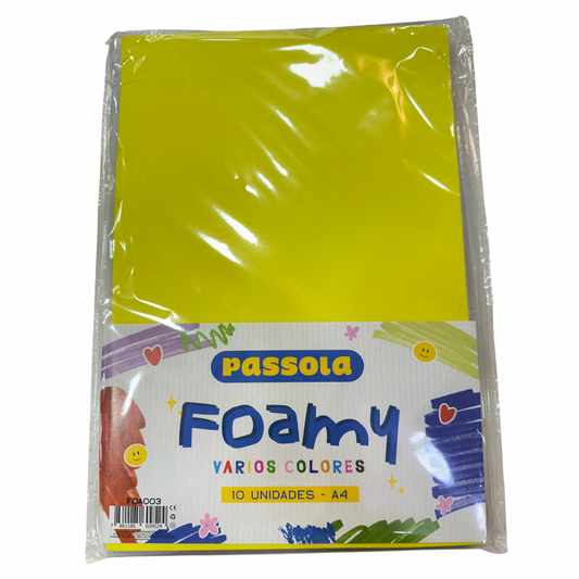 Passola Paquete de Foamy 10 Colores