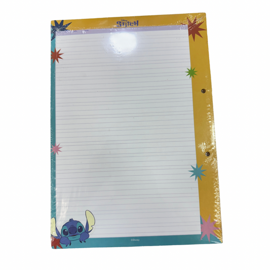Estilo 50 Hojas Decoradas Stitch - 4 Líneas