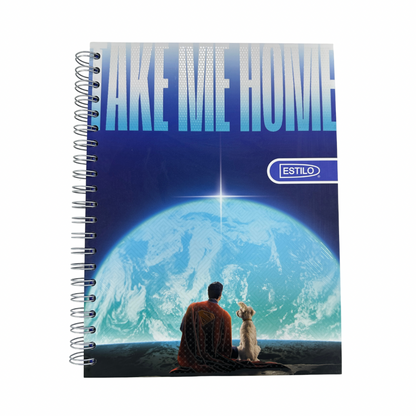 Estilo Cuaderno Universitario Pasta Dura Superman 100H - 2 Líneas