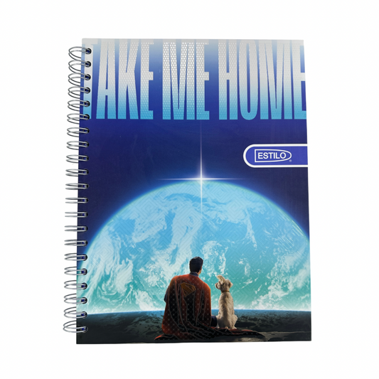 Estilo Cuaderno Universitario Pasta Dura Superman 100H - 2 Líneas