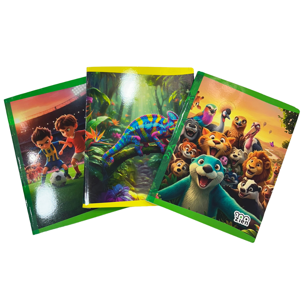 Zien Cuaderno Cosido 100H - 2 Líneas