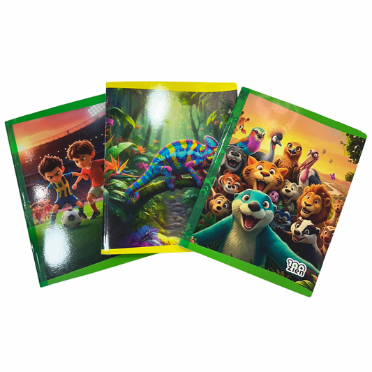 Zien Cuaderno Cosido 100H - 2 Líneas