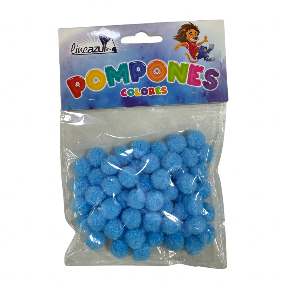 lineazul Pompones de Colores Paquete