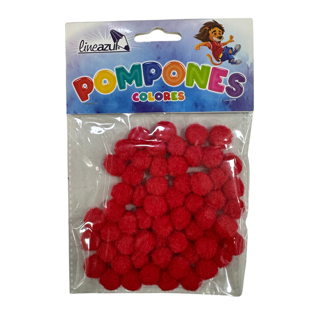 lineazul Pompones de Colores Paquete