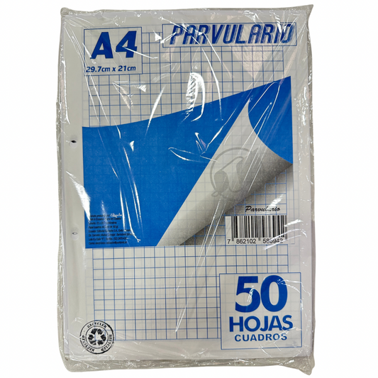 Edinacho 50 Hojas Perforadas A4 - Parvularias Cuadro