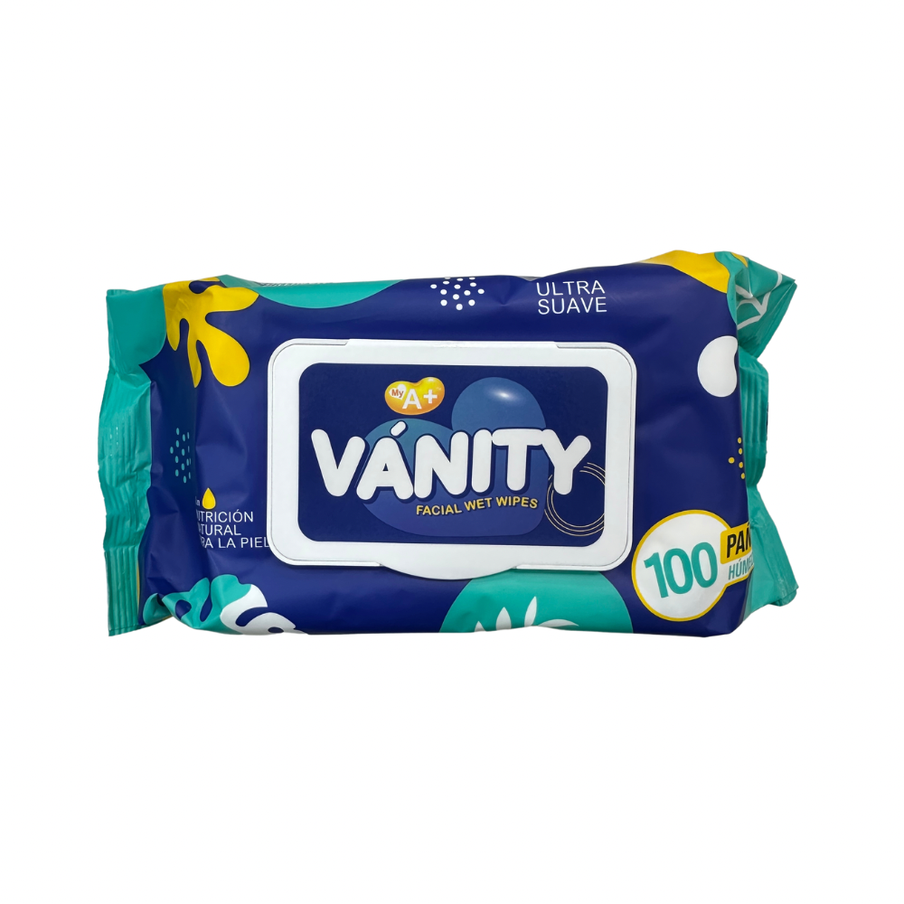 VÁNITY Toallas Húmedas 100 Unidades