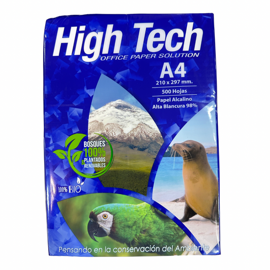 High Tech Resma de Hojas A4