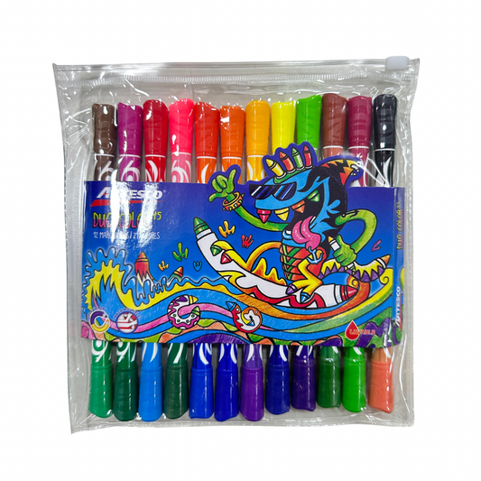 Artesco Marcadores Doble Punta 24 Colores
