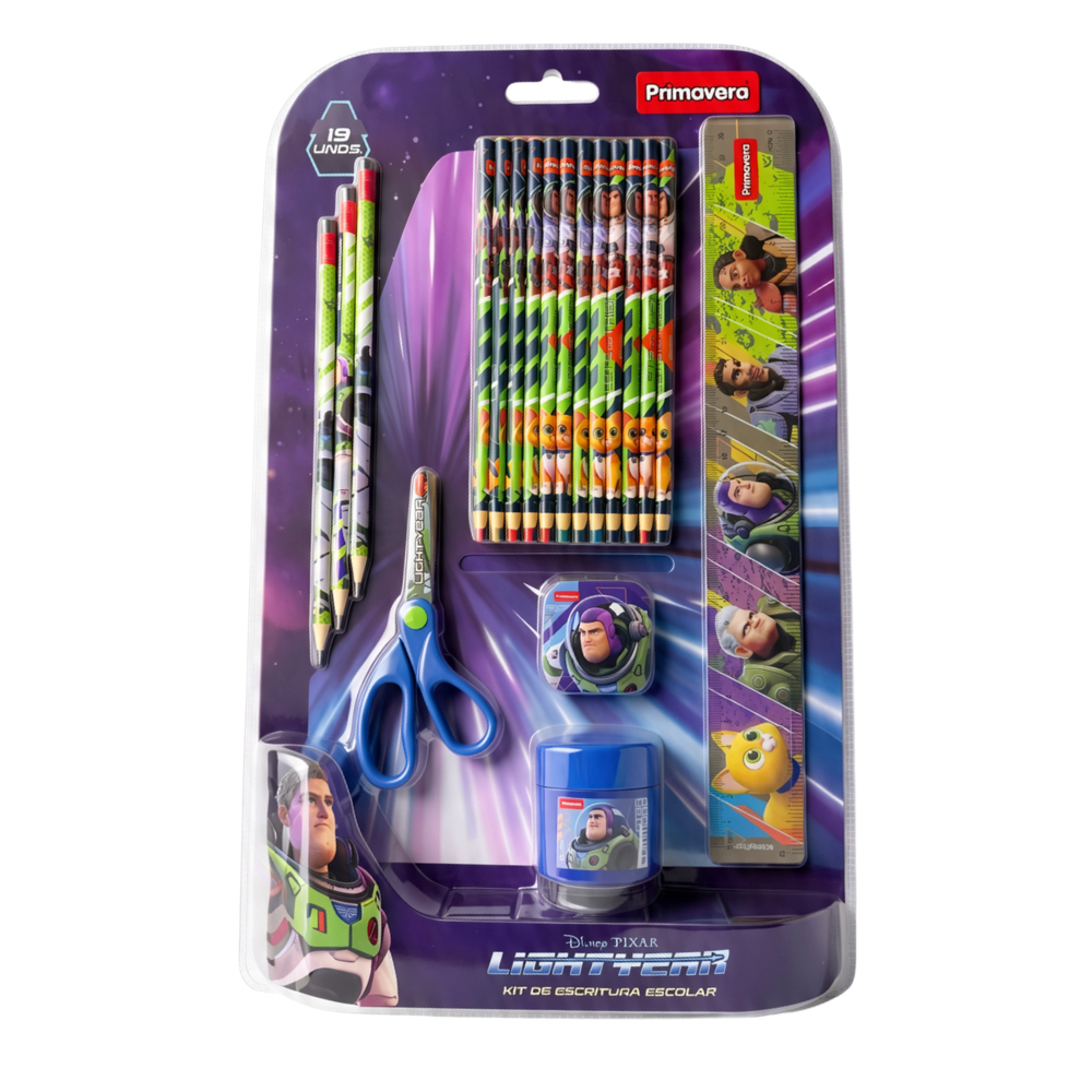 Primavera Kit de Escritura Escolar Buz LightYear