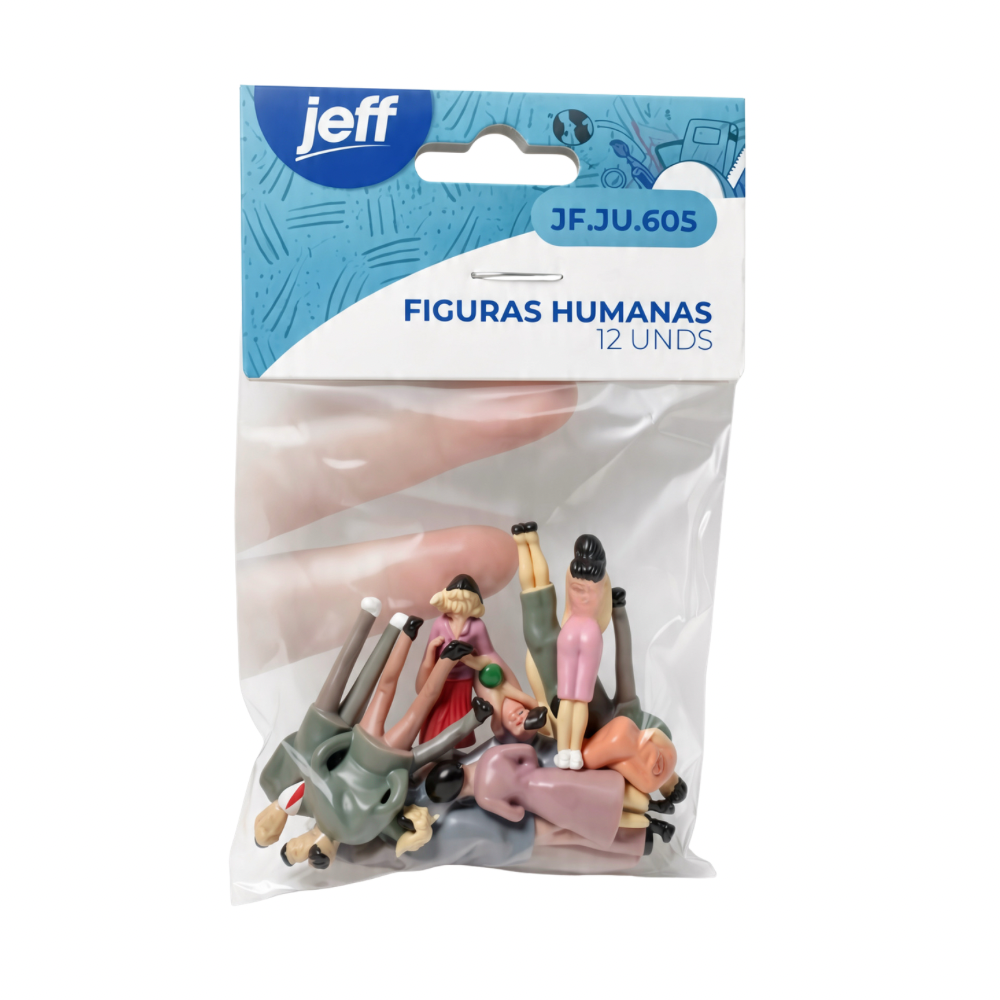 Jeff Figuras Humanas para Maquetas 12pcs