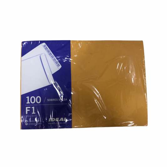 IDEAL Paquete de Sobres F1 100unds