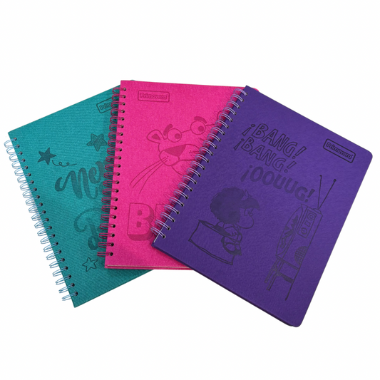 Primavera Cuaderno Universitario Texturizado 100h Cuadros / M